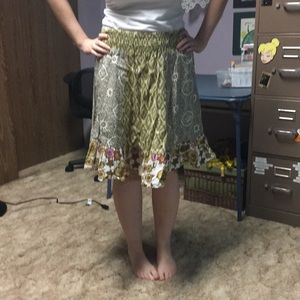 Tribal print skirt